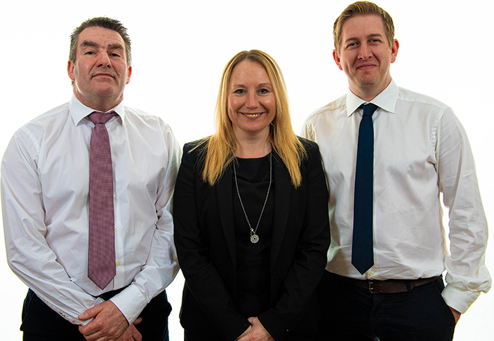 Left to Right: Andy Moseley, Donna Doughty, and Tom Packwood, Zicam Integrated Security.